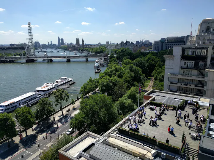 Roof Terrace & Riverside Room @ IET London: Savoy Place
