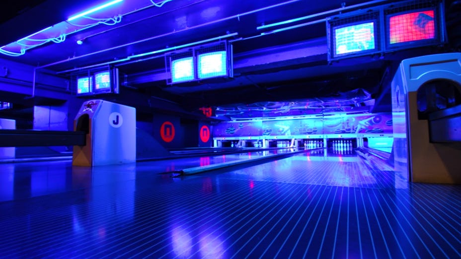 Bowling Lanes at Namco Funscape