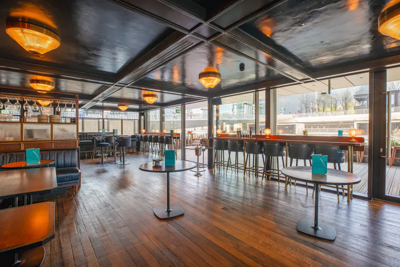 Hawksmoor Bar Wood Wharf