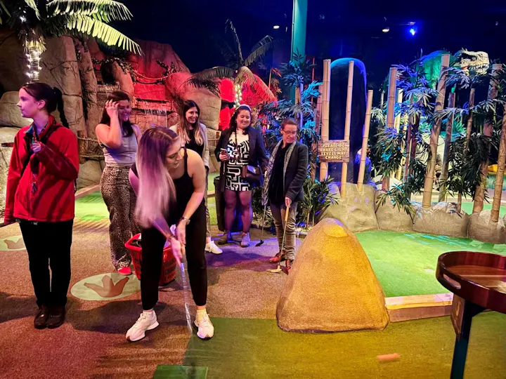 Volcano Falls Adventure Golf Edinburgh