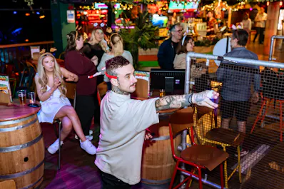 Volcano Falls Adventure Golf Edinburgh