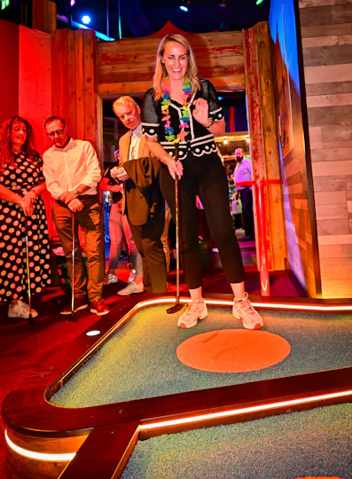 Volcano Falls Adventure Golf Leeds