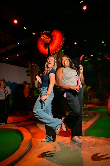 Volcano Falls Adventure Golf Leeds