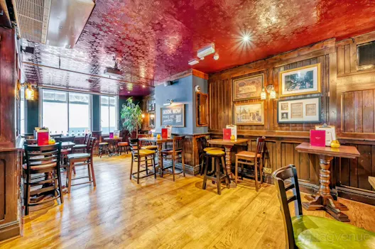 Upstairs at the Keats