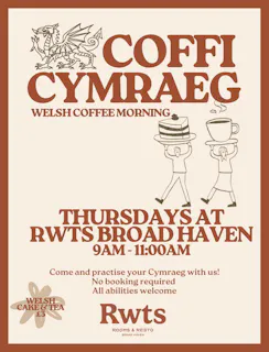 Coffi Cymraeg mornings every Thursay