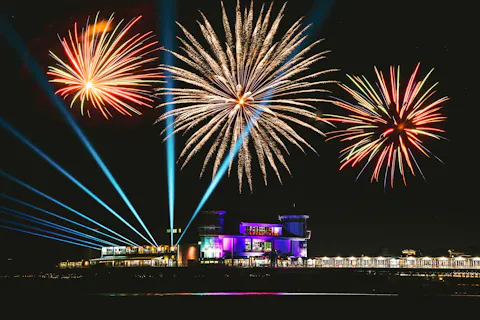 Fireworks at Sea