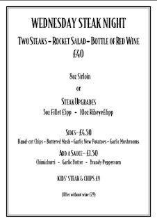 Wednesday - Steak night