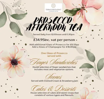 Prosecco Afternoon Tea