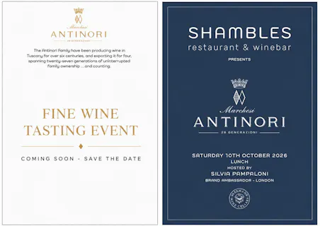 Antinori Fine Wine Tasting 