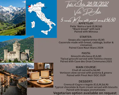 A taste of Italy, Valle D’Aosta