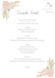 The Tartan Fox August Fireside Feast