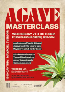 Agave Masterclass: Tequila, Cocuy & Authentic Mexican Comida