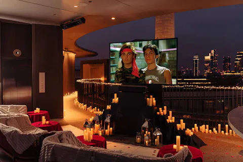 Annual Movie Pop-Up at JOIA Rooftop for dinner and a show