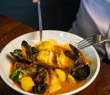 Bouillabaisse or Agneau Lunch 