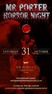 Halloween at Mr Porter