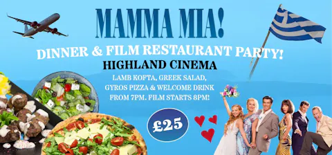 Mamma-Mia themed Dinner & Film Party 