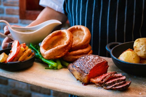 Sharing Roast for 2 and Free-Flowing Red Wine