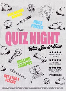 Quiz Night at The Print House!