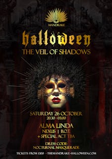 The Mandrake's Masquerade Halloween Party: The Veil of Shadows