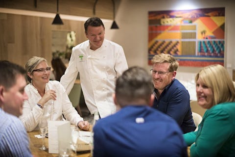 Theo Randall Cookery Masterclass - Risotto with chestnut, pancetta and radicchio and Duck Pappardelle