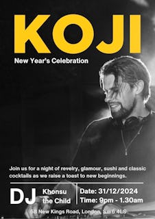 New Years Celebration at Koji