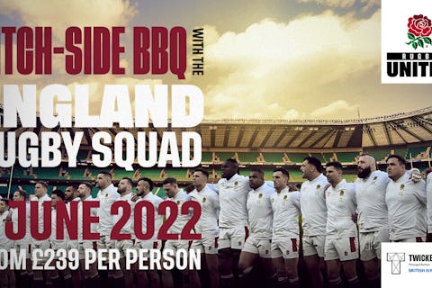 Pitch-Side BBQ with the England Rugby Squad at Twickenham Stadium
