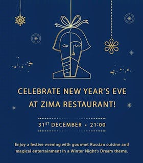 Celebrate New Year’s Eve at ZIMA Restaurant!