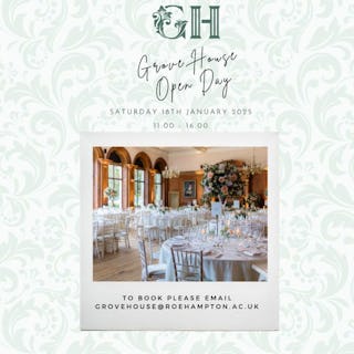 Grove House Wedding Open Day