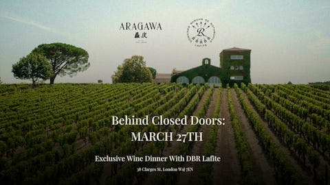 Behind Closed Doors Welcomes Chateau Lafite! 