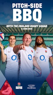 Pitch-side BBQ with the Men's England Squad & Coaches