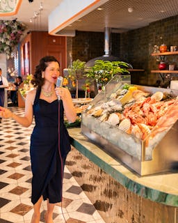 Italian Riviera Seafood Buffet with Live Music in Covent Garden