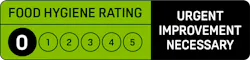 Food Hygiene Rating 0 for Tequila Mockingbird - Charing Cross