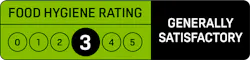 Food Hygiene Rating 3 for Two Brothers Fish Restaurant
