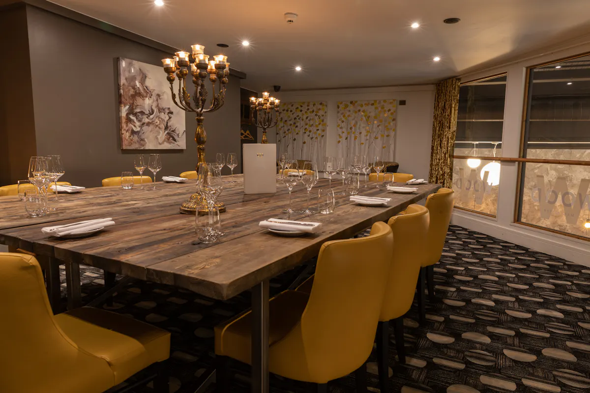 Private Dining at Wood Manchester 
