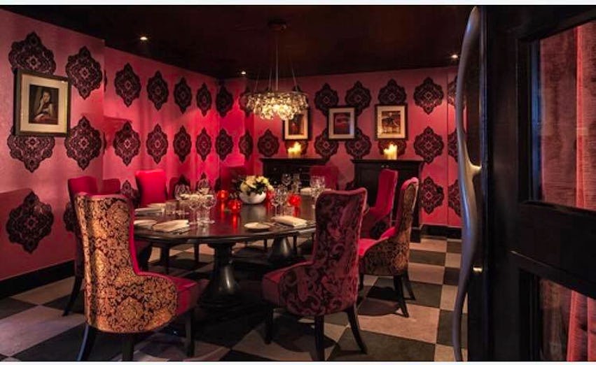 Private dining at the Malmaison in Aberdeen 
