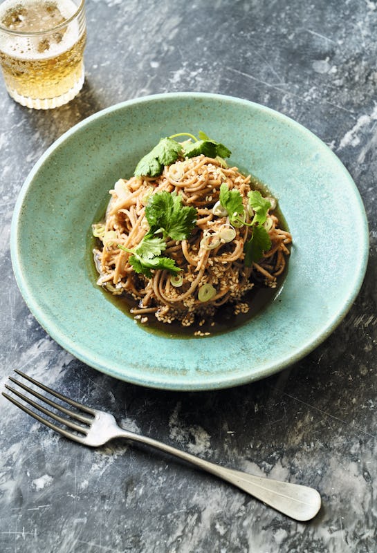 Recipe for Brown Crab, Sesame Noodles & Ponzu by Selin Kiazim