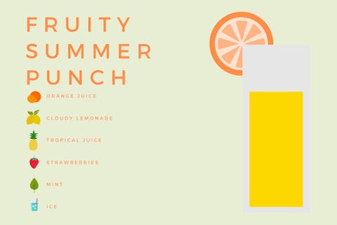 Fruity summer punch