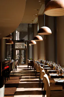 Manhattan Grill at the London Marriott Hotel Canary Wharf