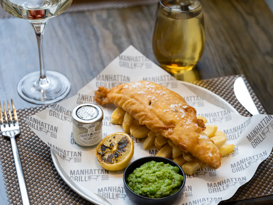 Manhattan Grill at the London Marriott Hotel Canary Wharf