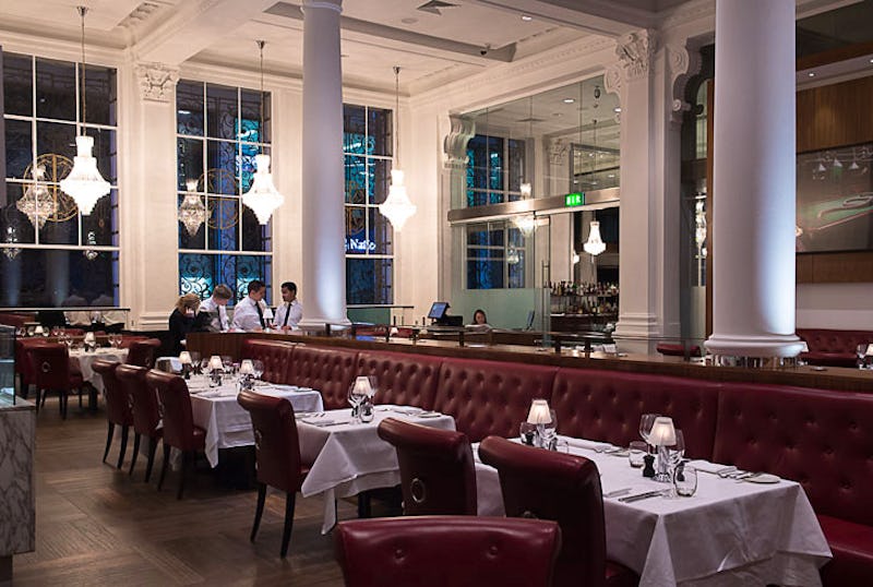 Wheeler’s Oyster Bar & Grill Room at Threadneedles Hotel, London