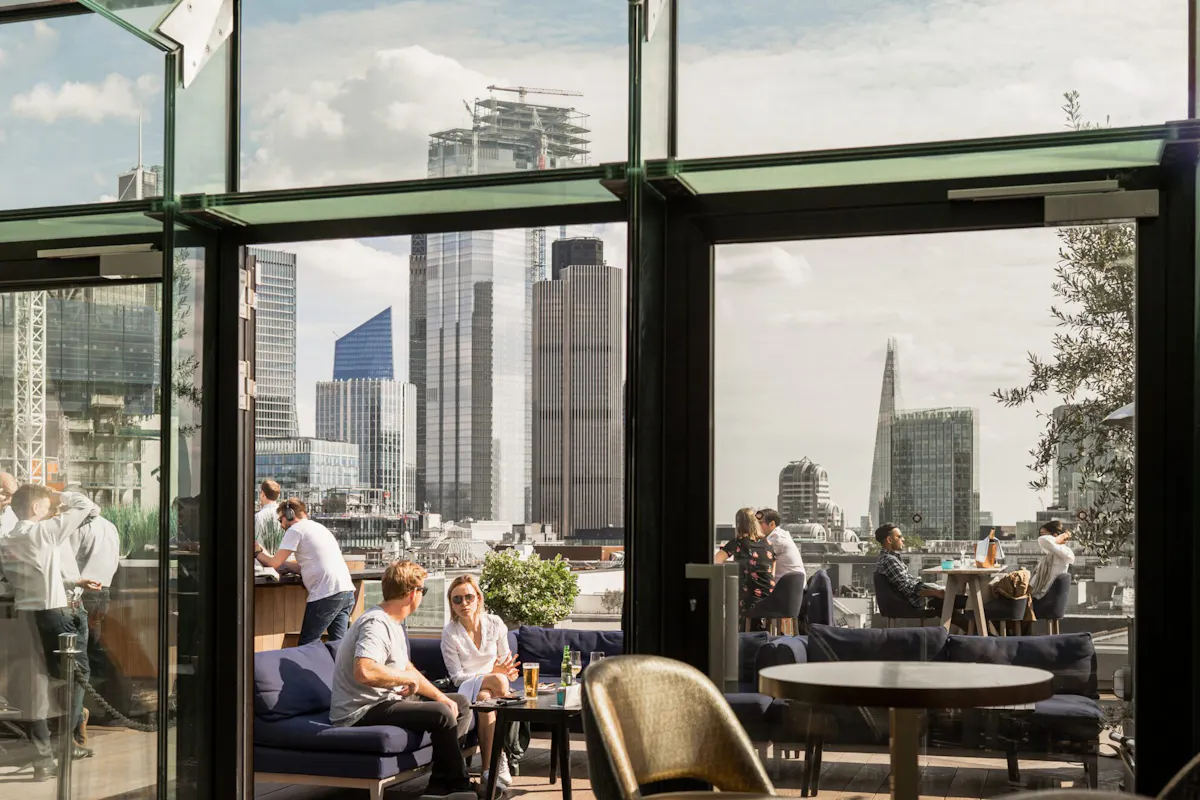 Aviary Rooftop Restaurant and Bar, London - Restaurant Review, Menu ...
