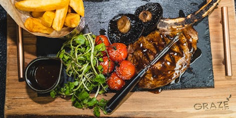 Graze Restaurant at Hilton Cardiff