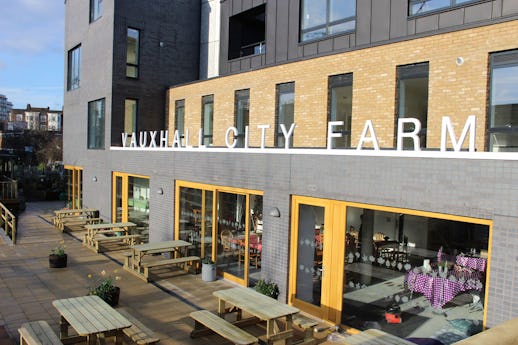 The Old Dairy Café at Vauxhall City Farm