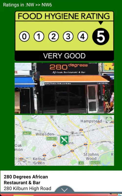 280 Degrees African Restaurant & Bar