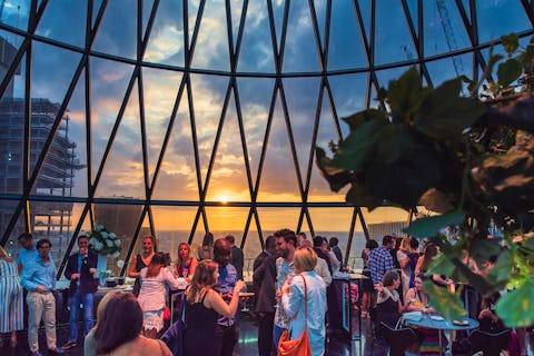Searcy's Iris Bar at The Gherkin