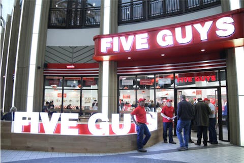 Five Guys O2 Arena