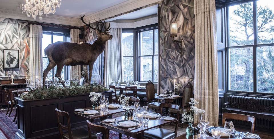 The Clunie Dining Room at The Fife Arms