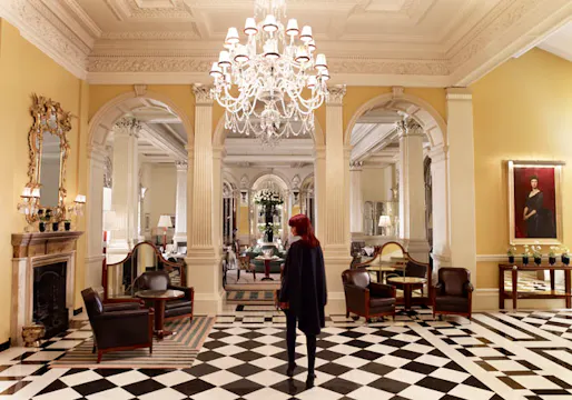 The Foyer & Reading Room at Claridge