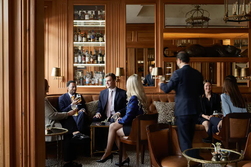 The Leopard Bar at The Rubens at the Palace