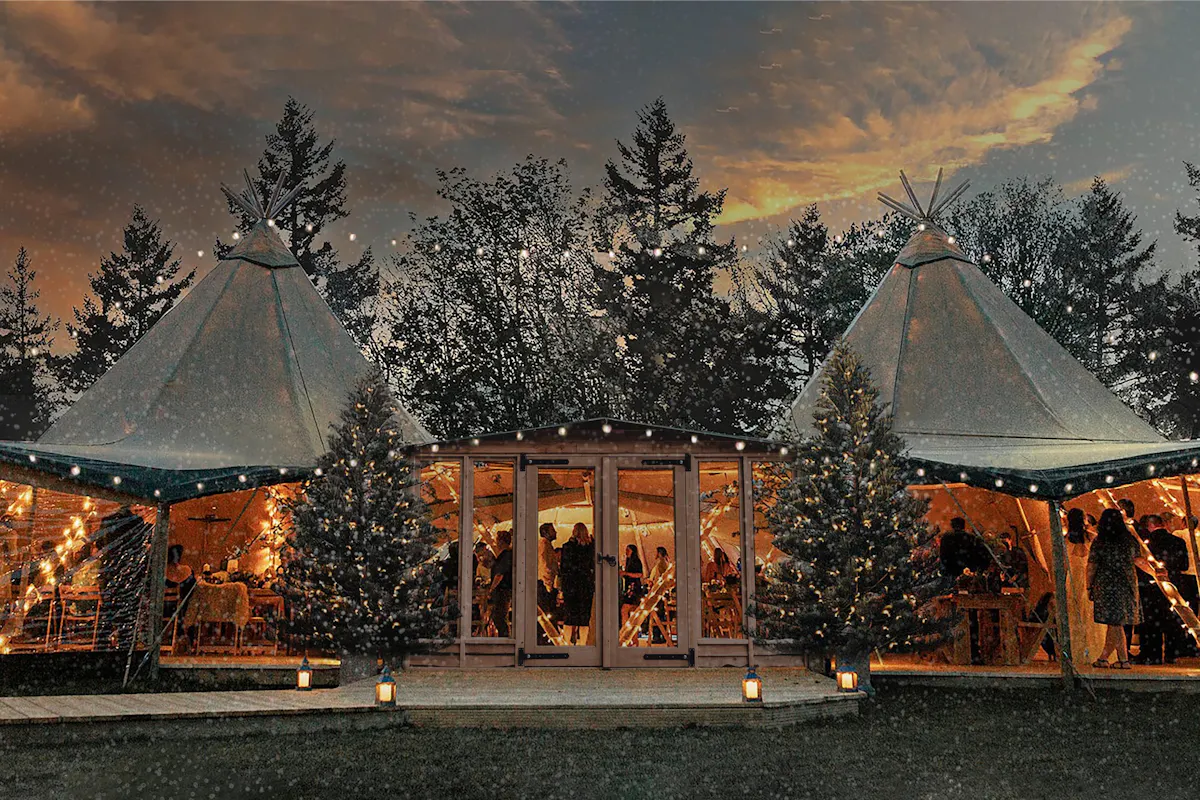 Tipis on the Green